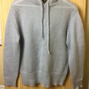 Rafaella Mohair Sweater Hoodie Vtg 80s 90s Sz S/M